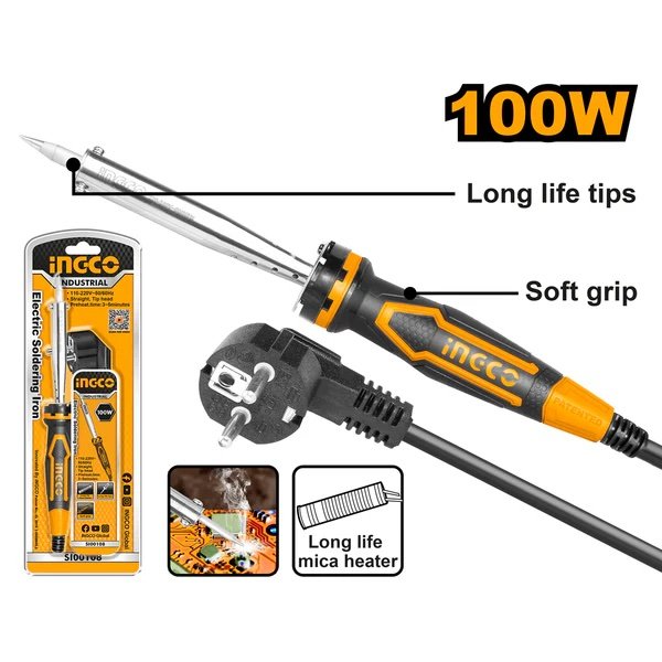 ingco-si00108-100-w-كاوي-صناعي-industrial-electric-soldering-iron-lebanon.jpeg INGCO SI00108 100 W كاوي صناعي Industrial Electric Soldering Iron - Image 1
