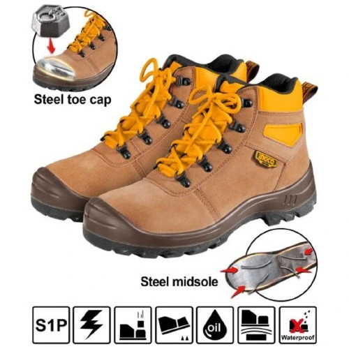 ingco-ssh02s1p-حذاء-عمال-صناعي-جلد-مع-حماية-حديد-من-الاعلى-والاسفل-safety-boots-with-steel-toe-cap-lebanon.webp INGCO SSH02S1P حذاء عمال صناعي جلد مع حماية حديد من الاعلى والاسفل SAFETY BOOTS WITH STEEL TOE CAP - Image 1