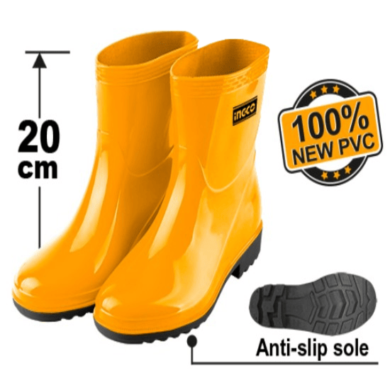 ingco-ssh102l-جزمة-كوتشوك-موديل-قصير-short-yellow-rain-boots-lebanon.png INGCO SSH102L جزمة كوتشوك موديل قصير Short Yellow Rain Boots - Image 1