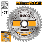 INGCO TSB123525 235MM 40T FOR CS2358 ديسك قص خشب TCT saw blade for wood