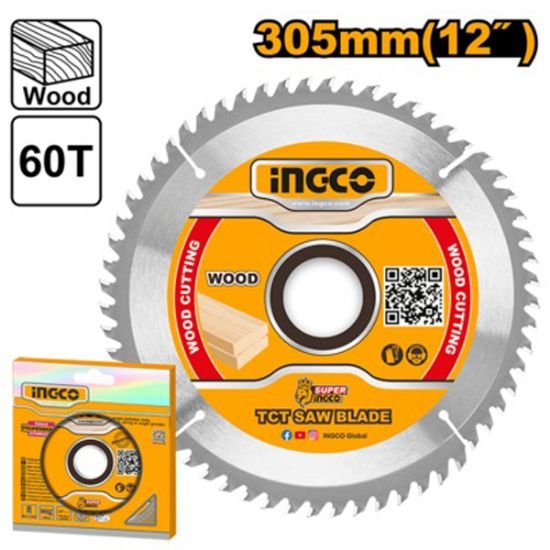 ingco-tsb130523-305mm-60t-for-bm2s24007bmis16002-ديسك-قص-خشب-tct-saw-blade-lebanon.jpeg INGCO TSB130523 305mm 60T for BM2S24007,BMIS16002 ديسك قص خشب TCT Saw Blade - Image 1
