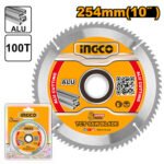 INGCO TSB3254210 254MM 100T FOR BMS18004 ديسك المنيوم TCT Saw Blade Aluminum Cutting