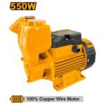 INGCO VPS5508 0.75HP 550W 1″ مضخة ضغط مياه تلقائي Self-Priming Peripheral Water Pump