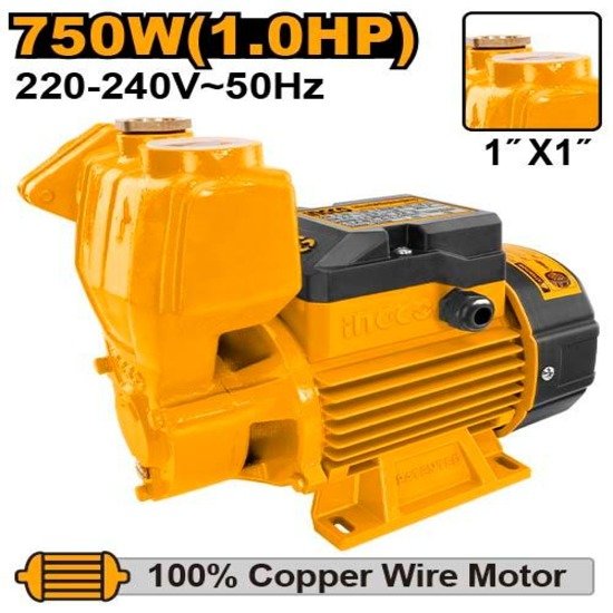 ingco-vps7508-1-hp-750-w-مضخة-مياه-ضغط-تلقائي-self-priming-peripheral-water-pump-lebanon.jpg INGCO VPS7508 1 HP 750 W مضخة مياه ضغط تلقائي Self-priming peripheral Water pump - Image 1