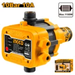 INGCO WAPS001 1.5-10BAR 1″ اوتوماتيك لتعديل ضغط المياه Automatic Pump Control Switch for Water Pump