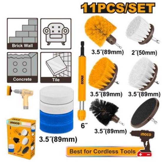 ingco-wcb1101-11pcs-طقم-فراشي-تنظيف-مع-ممسك-للمقدح-cleaning-drill-brush-set-lebanon.jpeg INGCO WCB1101 11PCS طقم فراشي تنظيف مع ممسك للمقدح CLEANING Drill BRUSH SET - Image 1