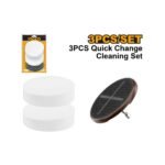 INGCO WCB35351 3PCS تارة مع لبادات بولش للمقدح Quick Change Cleaning Set Soft Sponges & Scrubber For Drill