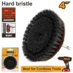 INGCO WCBH1401 4″ فرشاية تنظيف اسود HARD BRISTLE DRILL BRUSH