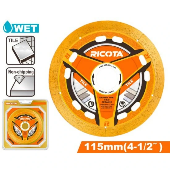 ricota-raddc21151-115x22.2mm-ديسك-قص-الماس-للبلاط-والسيراميك-diamond-cutting-disc-lebanon.webp RICOTA RADDC21151 115×22.2mm ديسك قص الماس للبلاط والسيراميك Diamond Cutting Disc - Image 1