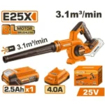 RICOTA RCAB511 25V 1Batt 2.5Ah + Char BL بلور بطارية Cordless Brushless Leaf Blower
