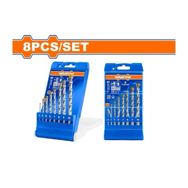 wadfow-wmj6b08-8-pcs-طقم-ريش-غرانيت-masonry-drill-bits-set-lebanon.jpeg WADFOW WMJ6B08 8 Pcs طقم ريش غرانيت masonry drill bits set - Image 1